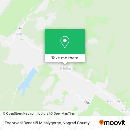 Fogorvosi Rendelő Mihálygerge map