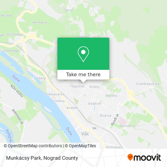 Munkácsy Park map