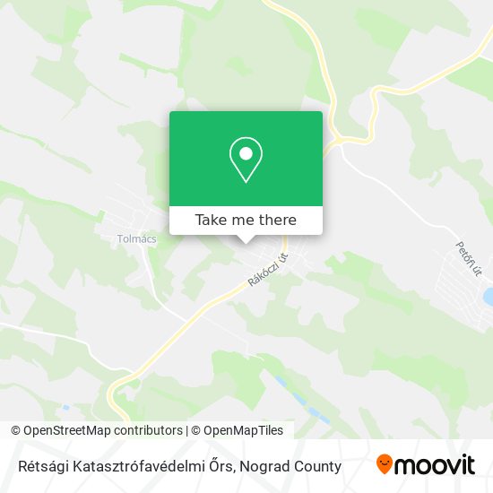 Rétsági Katasztrófavédelmi Őrs map