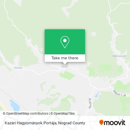 Kazári Hagyományok Portája map