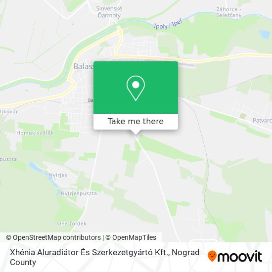 Xhénia Aluradiátor És Szerkezetgyártó Kft. map