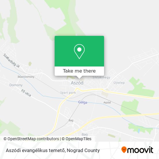 Aszódi evangélikus temető map