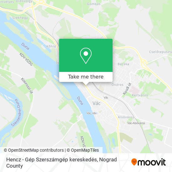 Hencz - Gép Szerszámgép kereskedés map