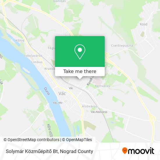 Solymár Közműépítő Bt map