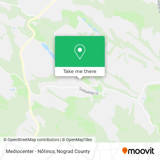 Mediocenter - Nőtincs map