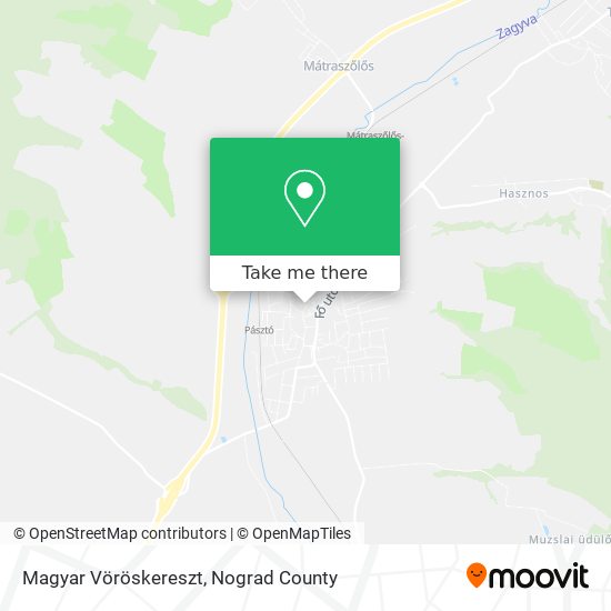 Magyar Vöröskereszt map