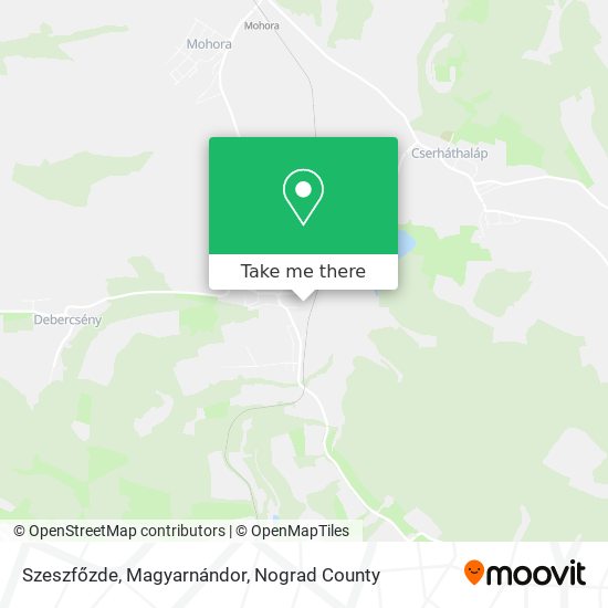 Szeszfőzde, Magyarnándor map