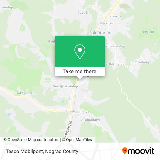 Tesco Mobilpont map