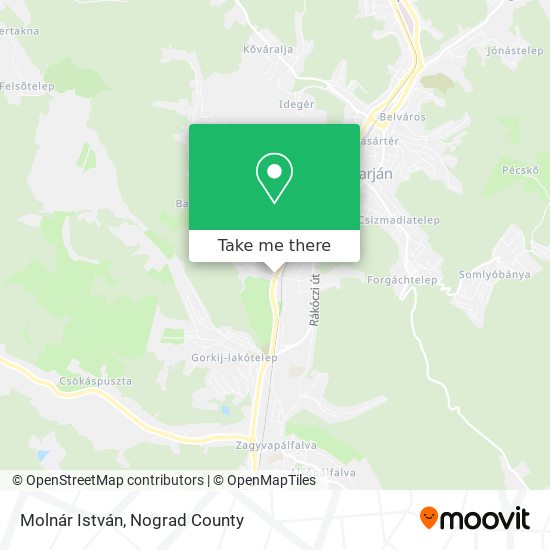 Molnár István map