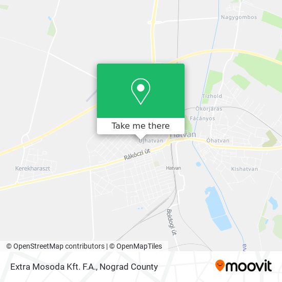 Extra Mosoda Kft. F.A. map