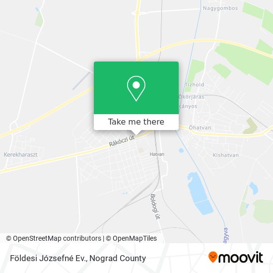Földesi Józsefné Ev. map
