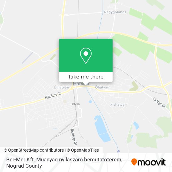 Ber-Mer Kft. Múanyag nyílászáró bemutatóterem map