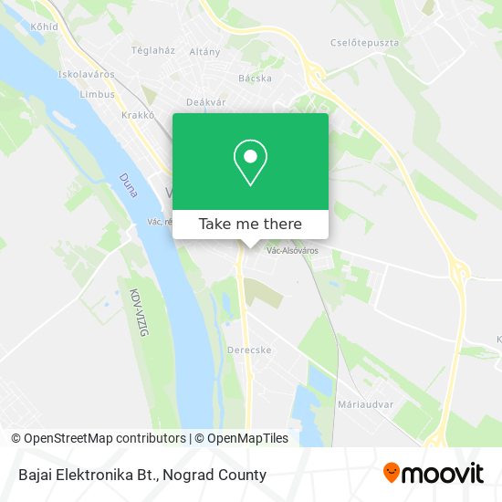 Bajai Elektronika Bt. map