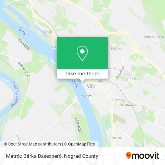 Matróz Bárka Dzsexperó map