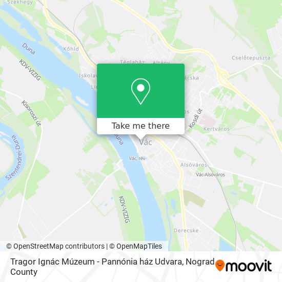 Tragor Ignác Múzeum - Pannónia ház Udvara map