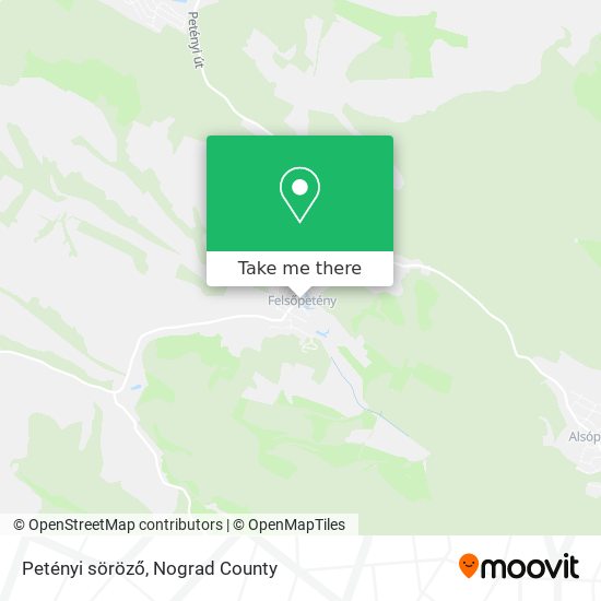 Petényi söröző map