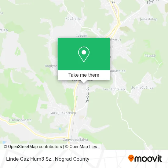 Linde Gaz Hum3 Sz. map