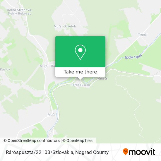 Ráróspuszta/22103/Szlovákia map