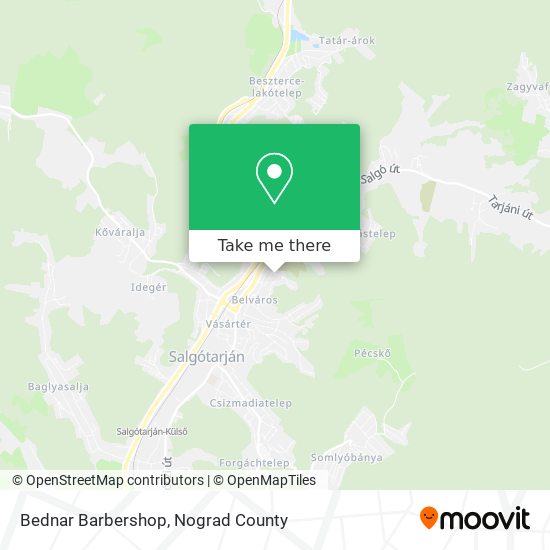 Bednar Barbershop map