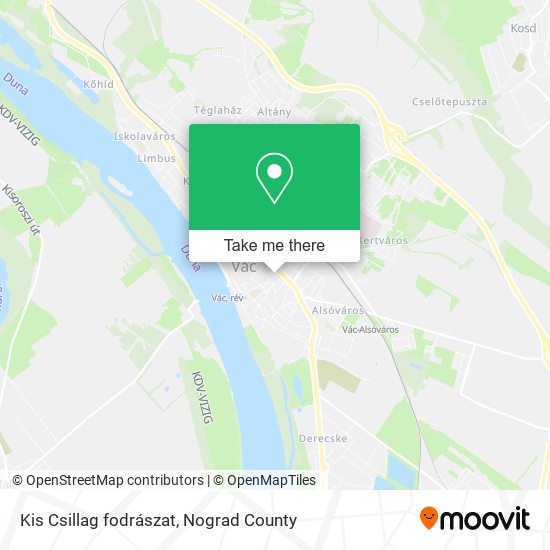 Kis Csillag fodrászat map