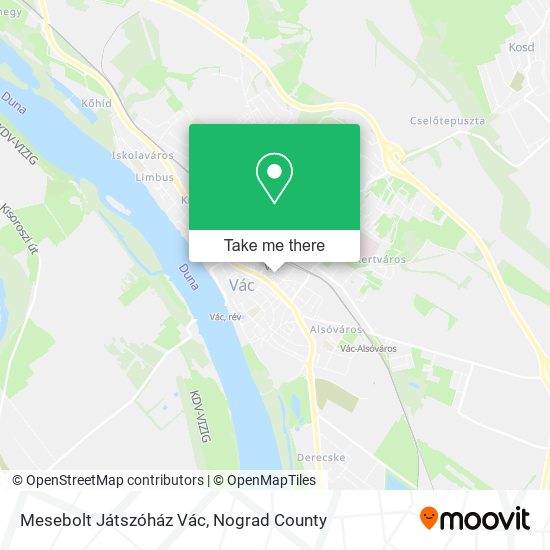 Mesebolt Játszóház Vác map