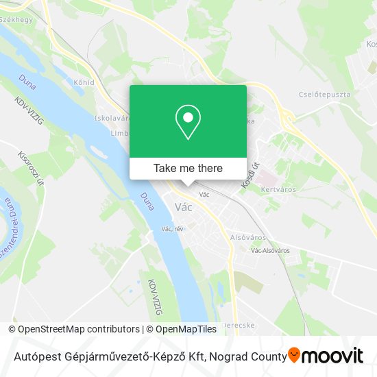 Autópest Gépjárművezető-Képző Kft map