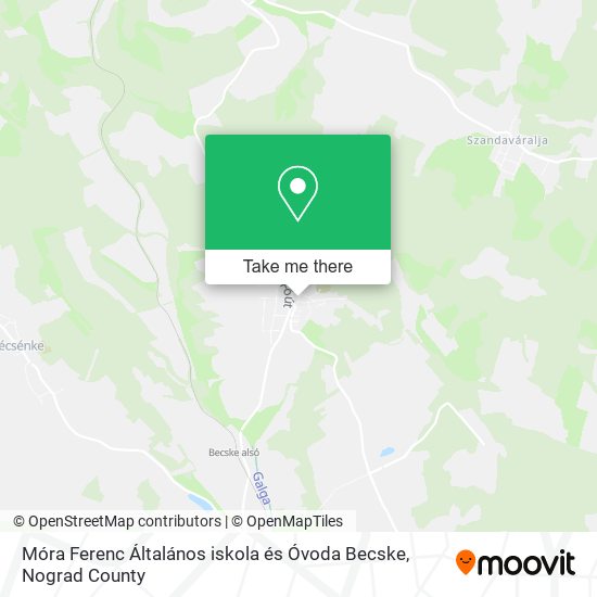 Móra Ferenc Általános iskola és Óvoda Becske map