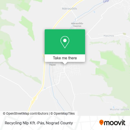 Recycling Nlp Kft.-Pás map