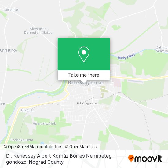 Dr. Kenessey Albert Kórház Bőr-és Nemibeteg-gondozó map
