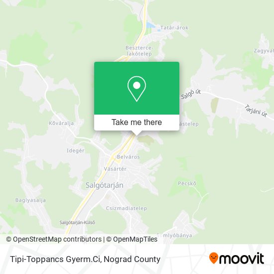 Tipi-Toppancs Gyerm.Ci map