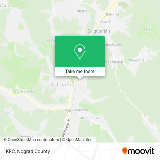 KFC map
