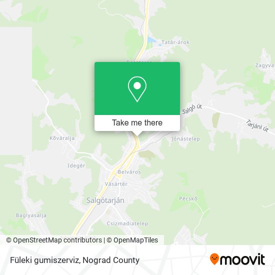Füleki gumiszerviz map