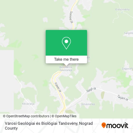 Városi Geológiai és Biológiai Tanösvény map