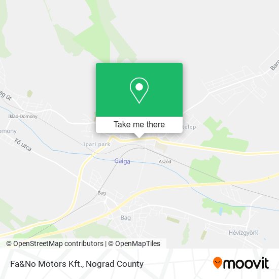 Fa&No Motors Kft. map