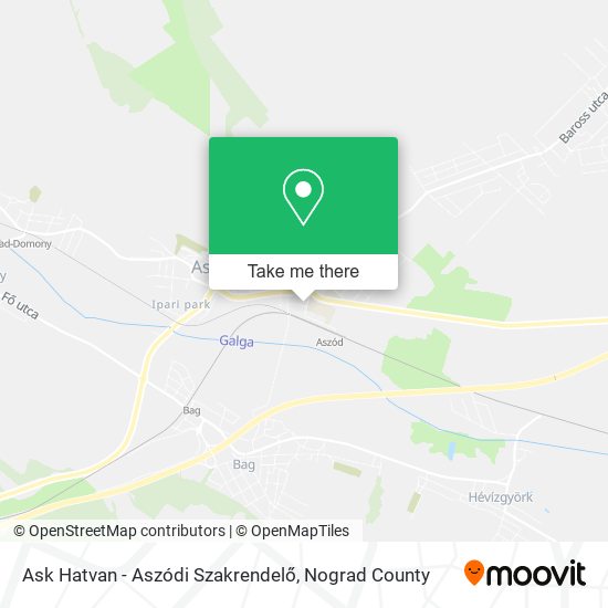 Ask Hatvan - Aszódi Szakrendelő map