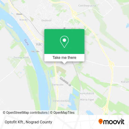 Optofit Kft. map