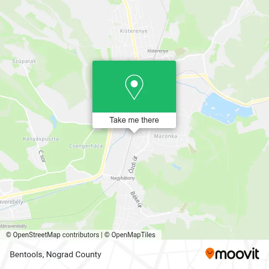 Bentools map