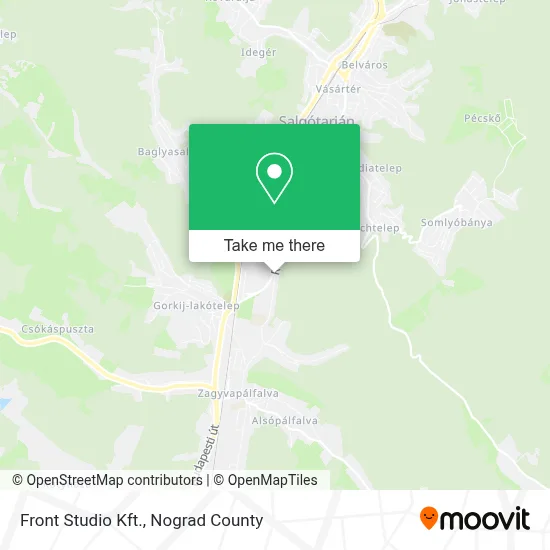 Front Studio Kft. map