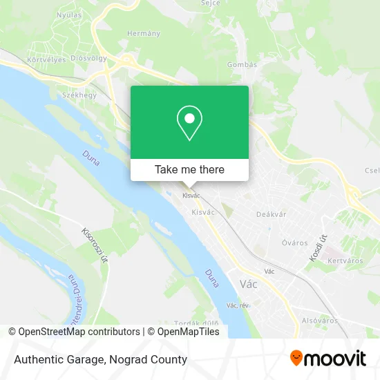 Authentic Garage map