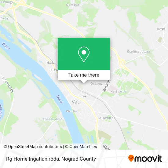 Rg Home Ingatlaniroda map