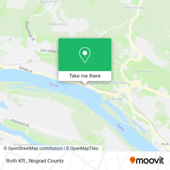 Roth Kft. map
