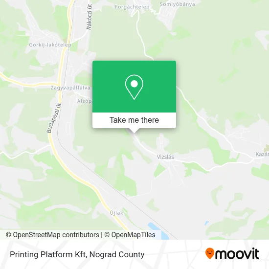 Printing Platform Kft map