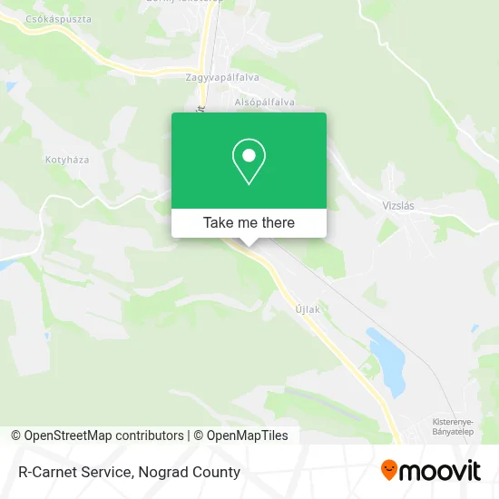 R-Carnet Service map