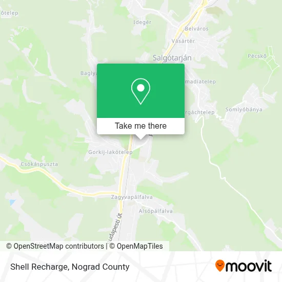 Shell Recharge map