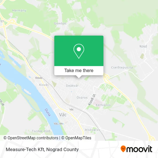 Measure-Tech Kft map