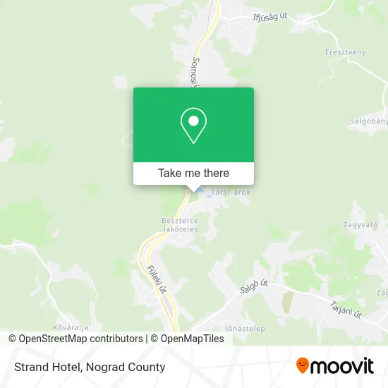 Strand Hotel map