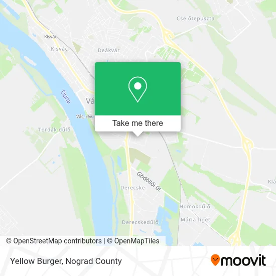 Yellow Burger map