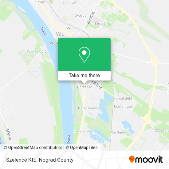 Szelence Kft. map
