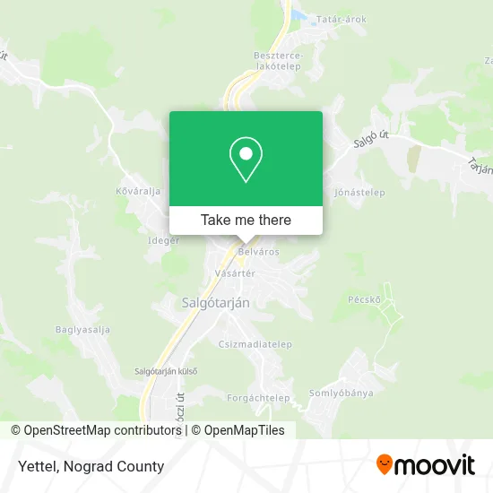 Yettel map