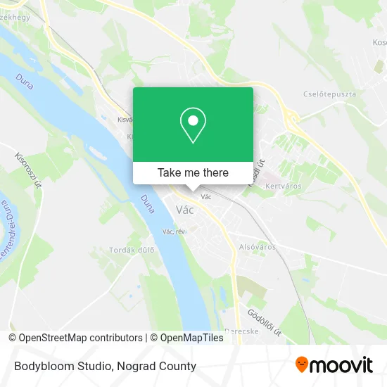 Bodybloom Studio map